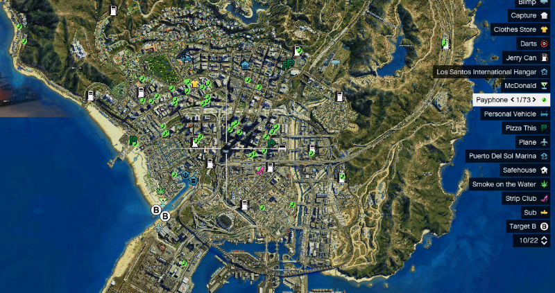 D9e05e all payphones blips on the map