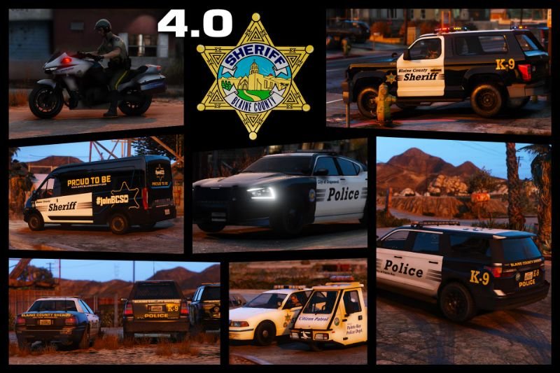 Blaine County Sheriff Livery Pack 4.0 (2K & 4K) - GTA5-Mods.com