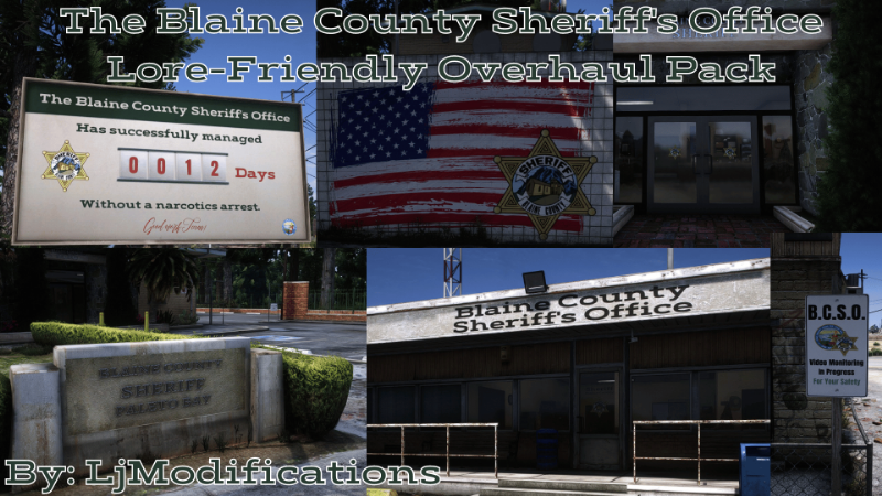 Blaine County Sheriff's Office Markings [FiveM Ready][Lore-Friendly ...