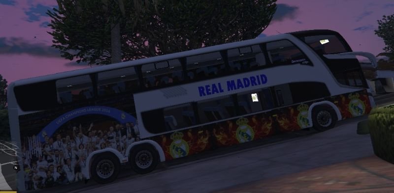 Real Madrid Bus Skin - GTA5-Mods.com