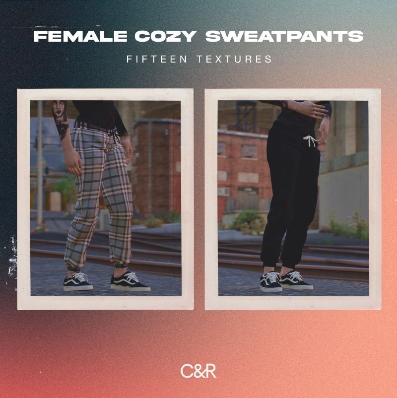 92d4f5 female cozy sweatpants