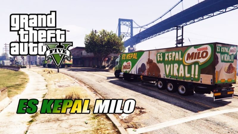  ES KEPAL MILO  SKIN TRAILER GTA5 Mods com