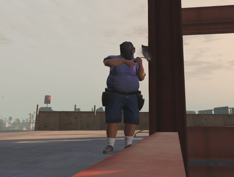 Fat Construction Worker [Add-On Ped] - GTA5-Mods.com