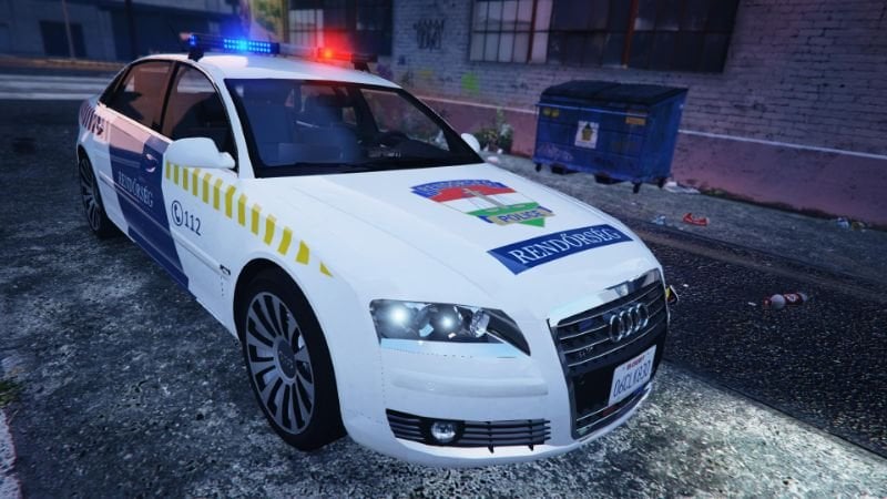 Hungarian Police Audi A8 - GTA5-Mods.com