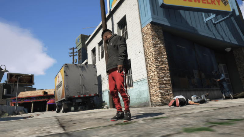 Jordan Joggers with Stripe 2 Pack - GTA5-Mods.com