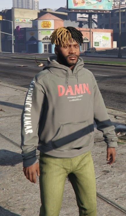 der Eller senere bunke Kendrick Lamar 'DAMN' Hoodie - GTA5-Mods.com