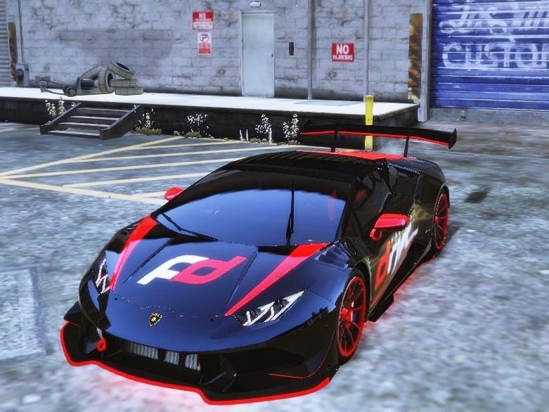 Lamborghini Huracan Spyder Formula Drift Livery 