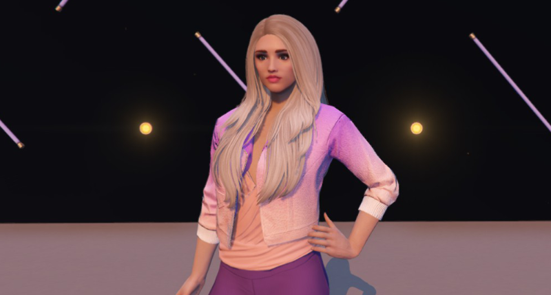 Long Fluffy Hairstyle For Mp Female Gta5