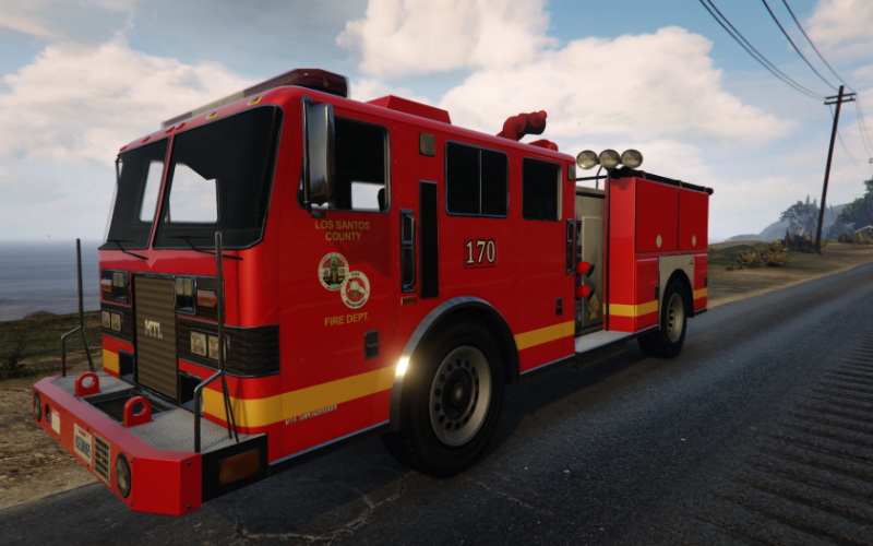 Los Santos County Fire Department Engine - Gta5-mods.com