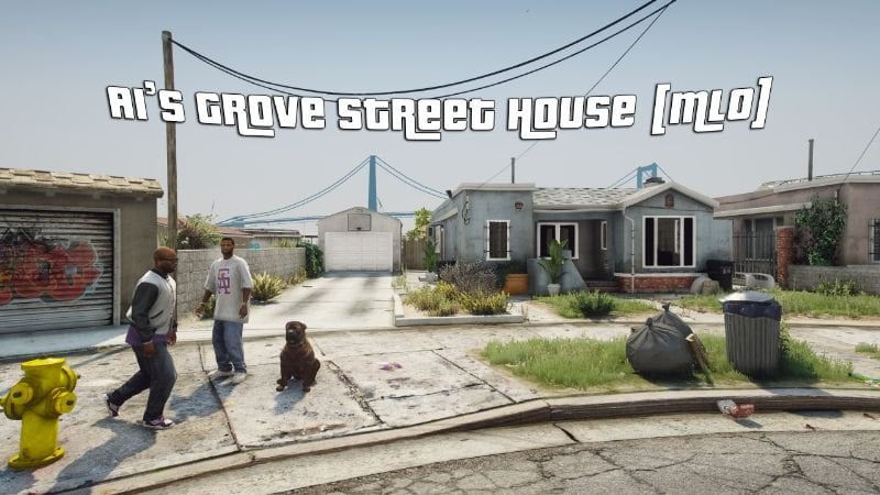 [MLO] A1's Grove Steet House [Add-On SP-FiveM] 0.1 [Stable]