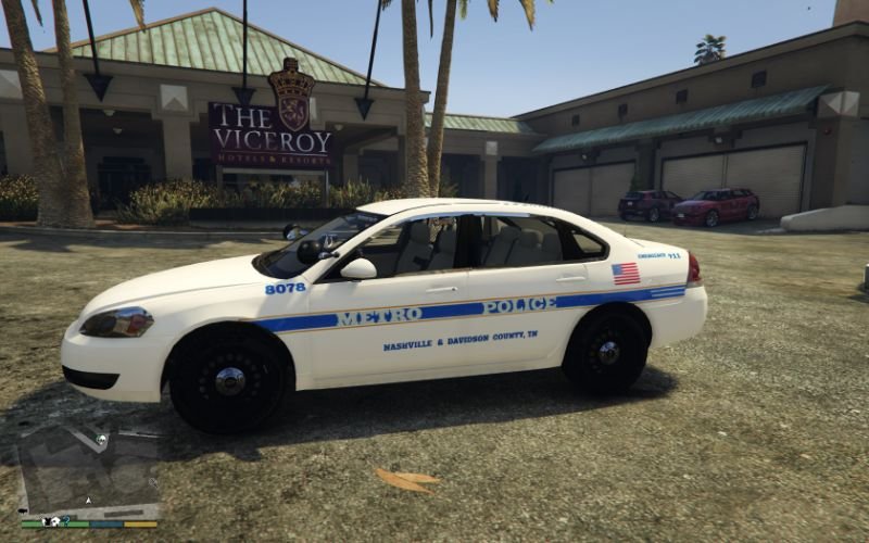 Nashville Metro Police Chevy Impala Texture - GTA5-Mods.com