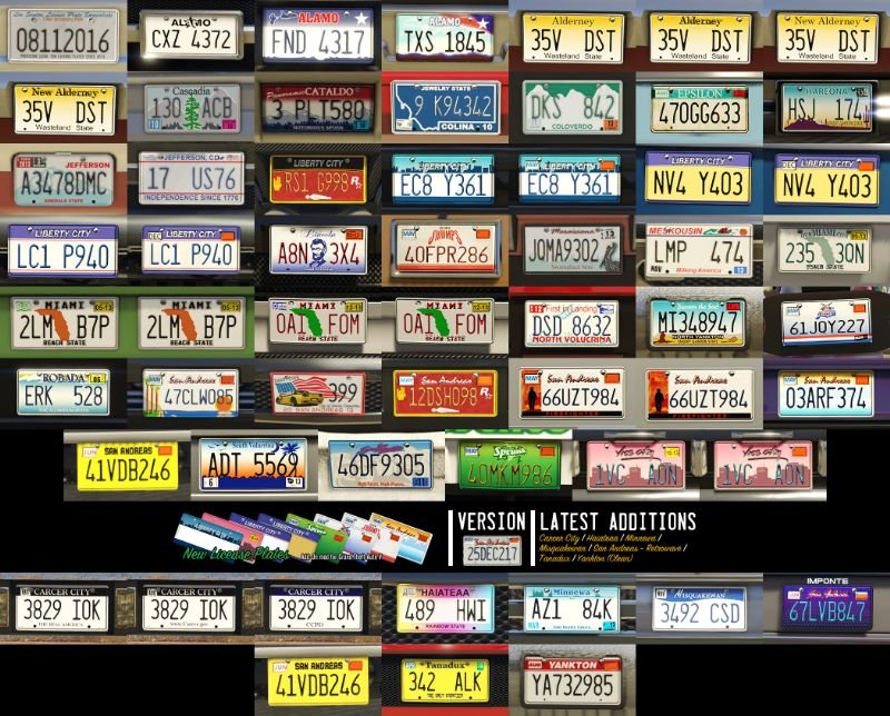 New License Plates [Add-On] - GTA5-Mods.com