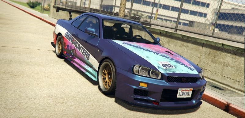 Nissan Skyline GT-R R34 [BNR34] Sinnohunters (Speedhunters Pokemon ...