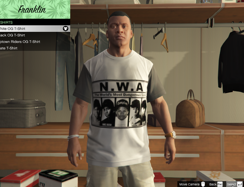 NWA T-Shirt For Franklin - GTA5-Mods.com