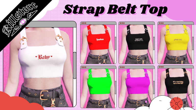C02a5b strap belt top