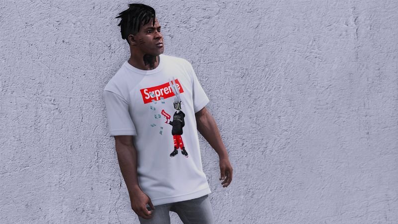 Supreme x Gucci T-shirt [Franklin] - GTA5-Mods.com