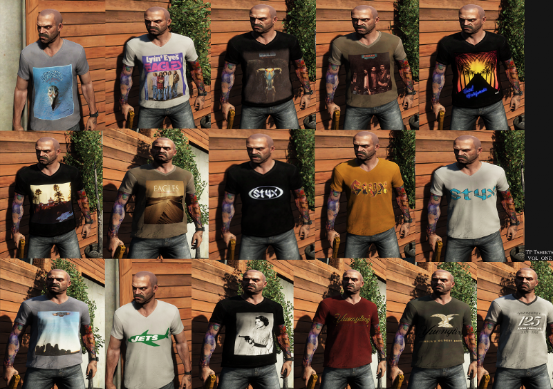 T-Shirts for T.P. Vol. 1 - GTA5-Mods.com