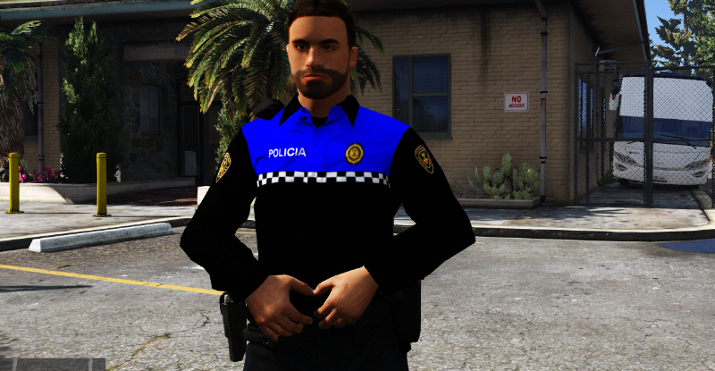 Uniforme Policia Local Olesa de Montserrat Hombre - GTA5-Mods.com