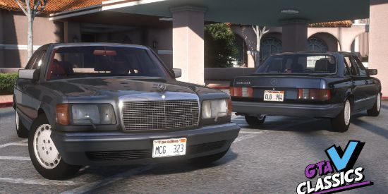 1987 Mercedes-Benz 560 SEL V126 [Add-On | Extras | LODs | VehfuncsV]