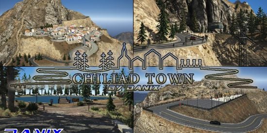 DNX Chiliad Town - New town and roads on Mt. Chiliad