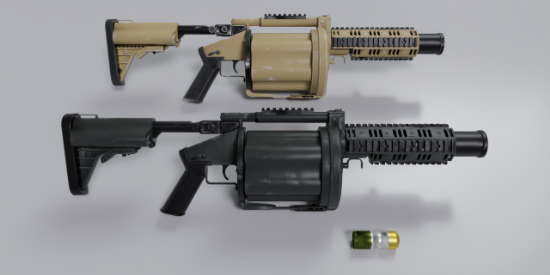 Milkor M32 Multi-shot Grenade Launcher [Replace | Animated]