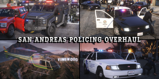 San Andreas Policing Overhaul Vehicle Pack (LSPD, LSSD & More)