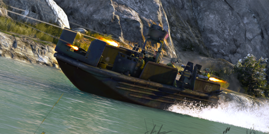 Special Operations Craft - Riverine [Add-On | 4 Turrets]