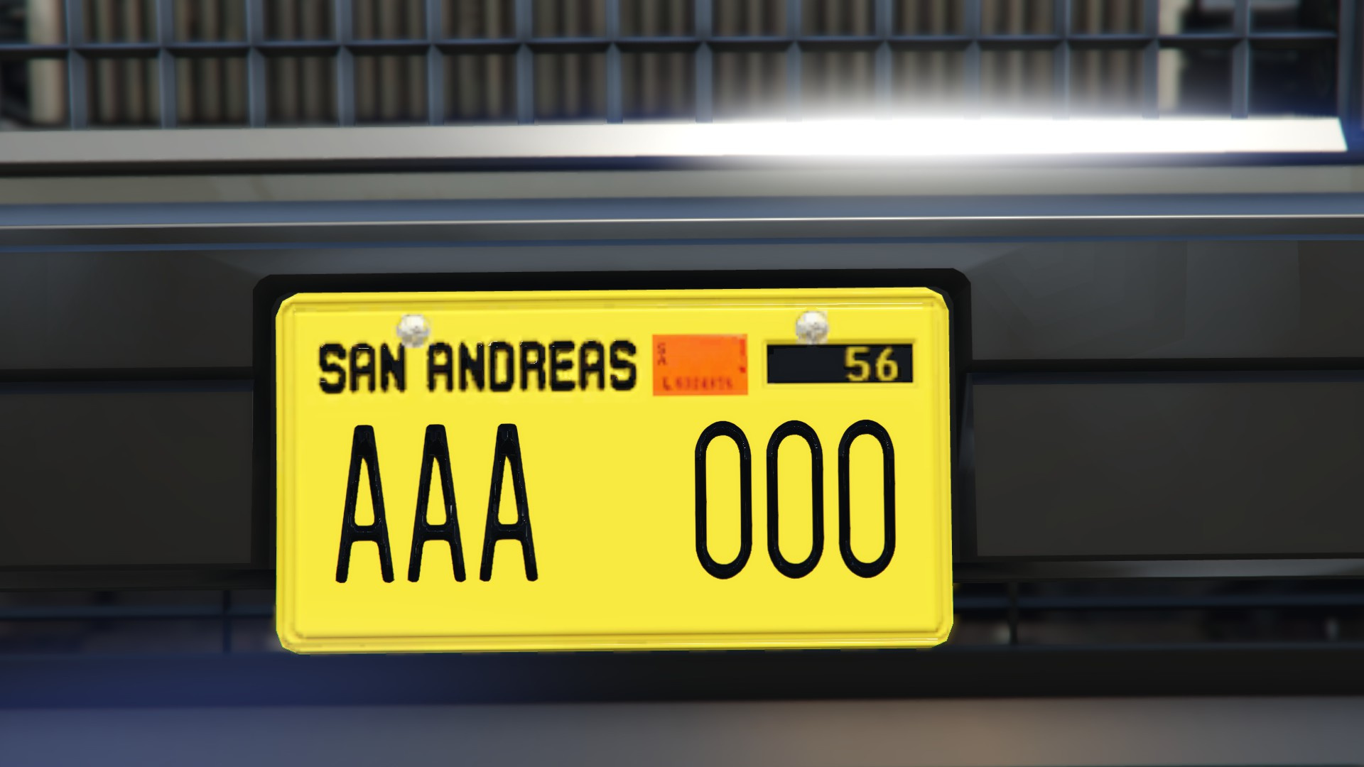 los santos license plate