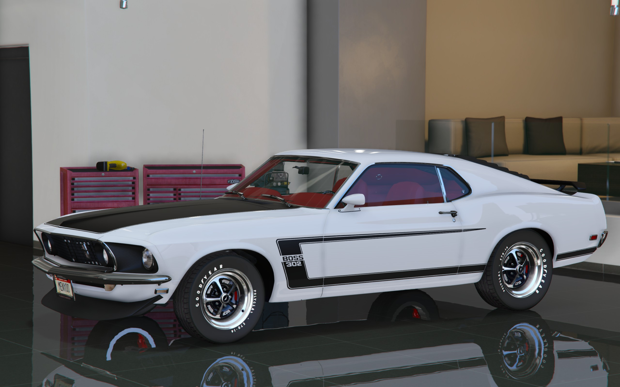 1969 Ford Mustang Boss 302 Replace Addon Gta5 Mods Com