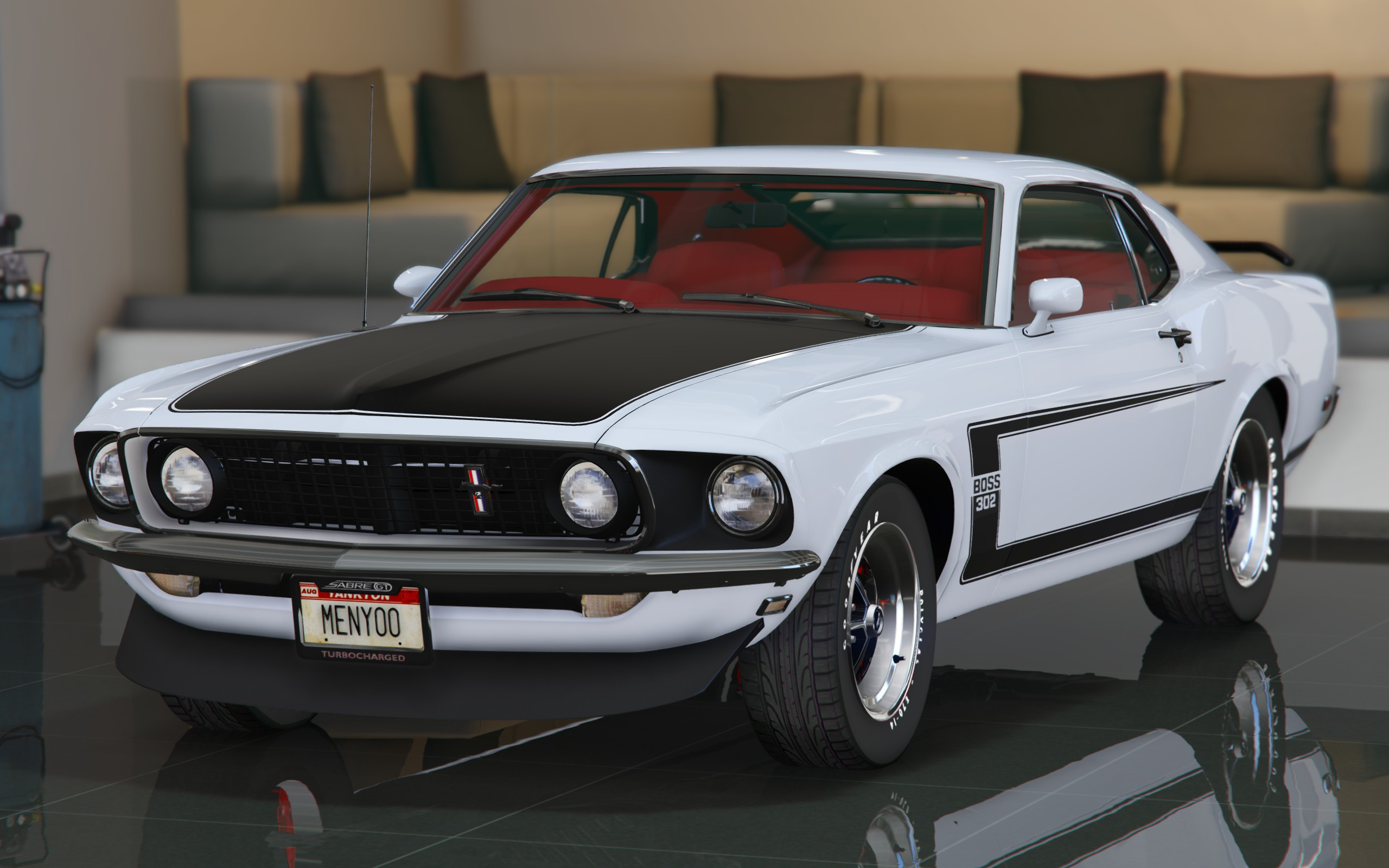 1969 Ford Mustang Boss 302 Replace Addon Gta5 Mods Com