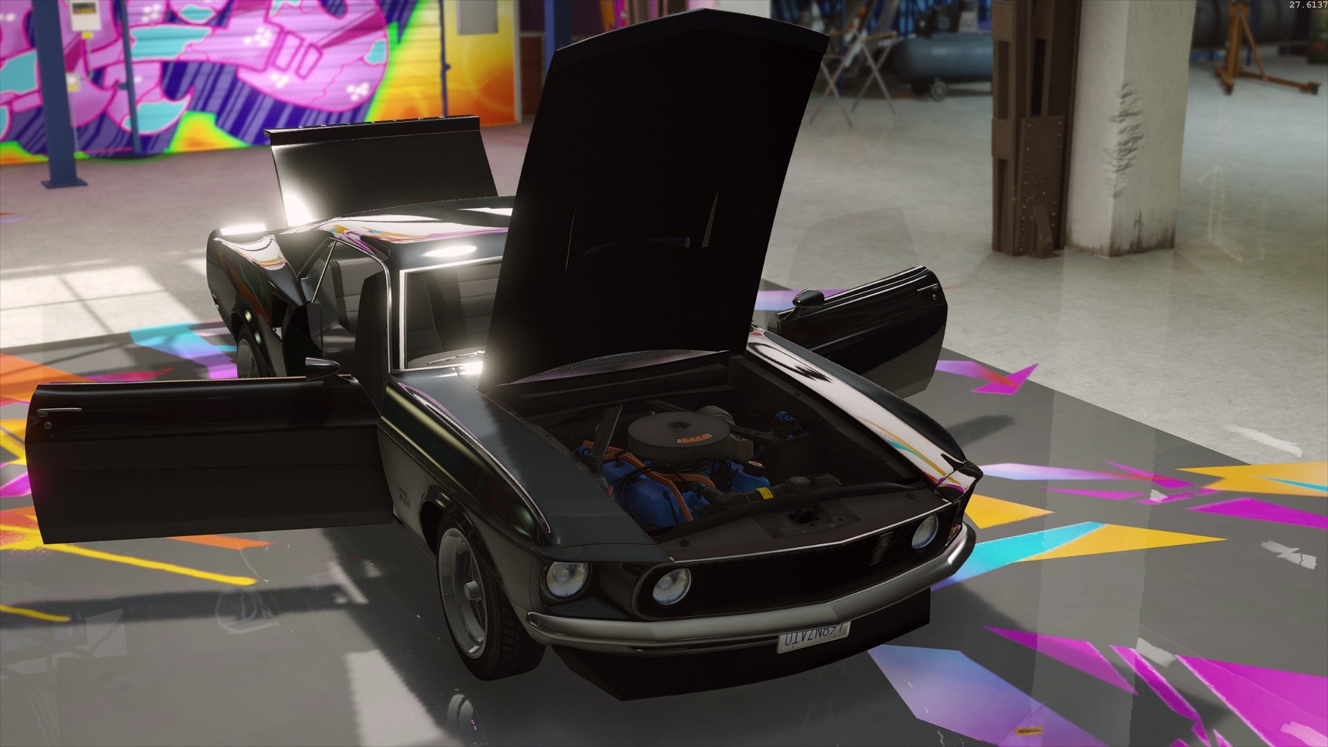 Gta 5 ford mustang replace фото 100
