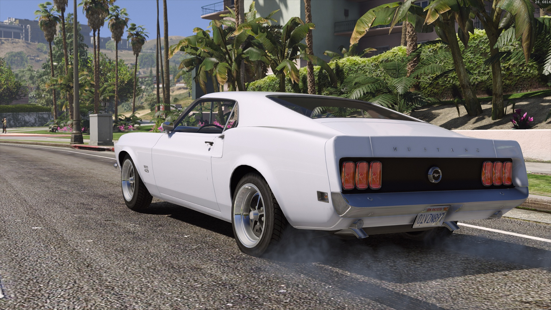 Gta 5 ford mustang replace фото 22