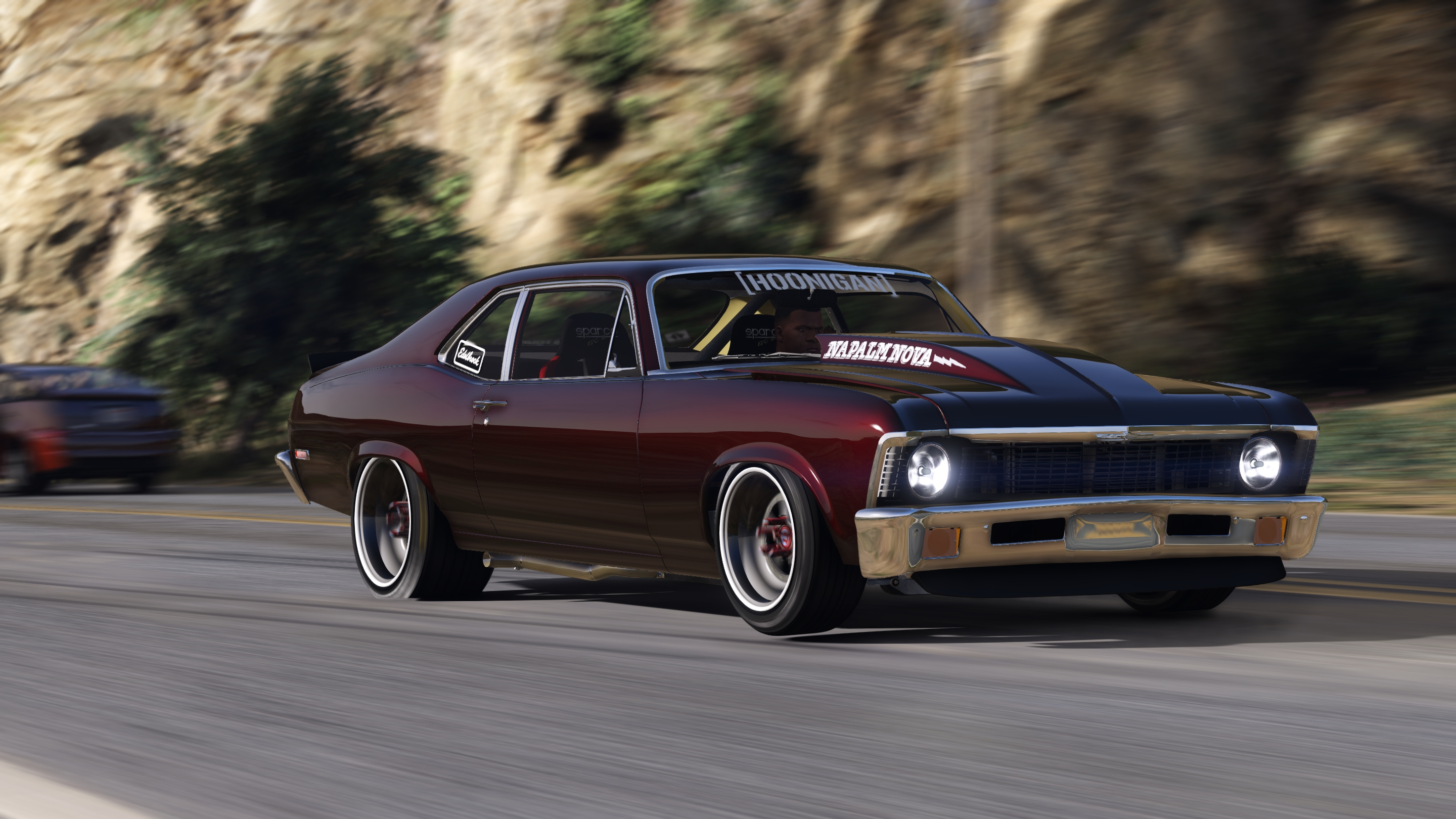 1972 Hoonigan Chevrolet "Napalm Nova" ADDON ANIMATED. 