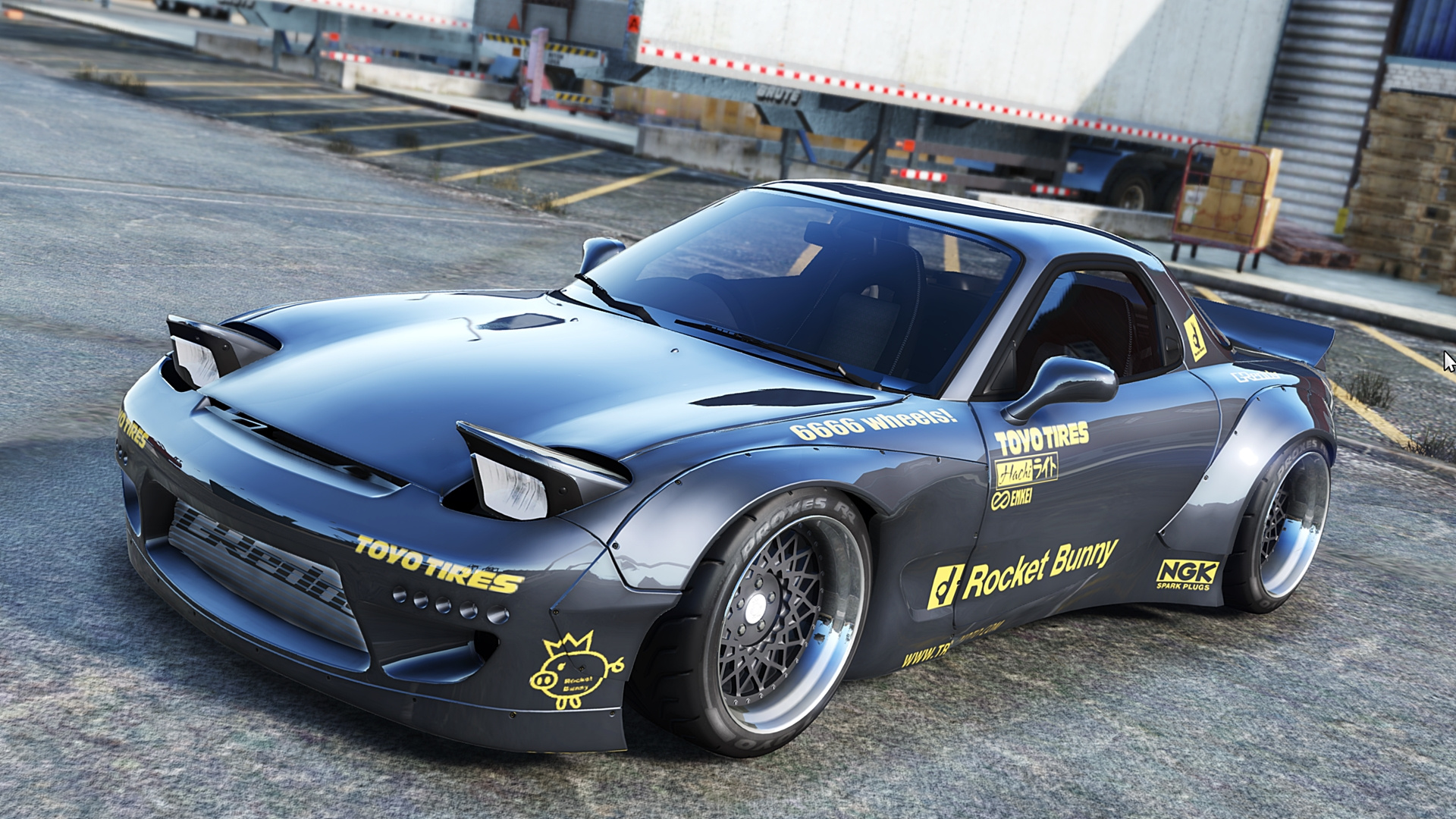 Rocket Bunny Aero (V1) Mazda RX7 (FD3S) Full Kit –, 42% OFF