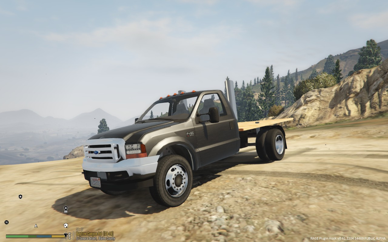 1999 Ford F450 Wood bed + Stacks! - GTA5-Mods.com