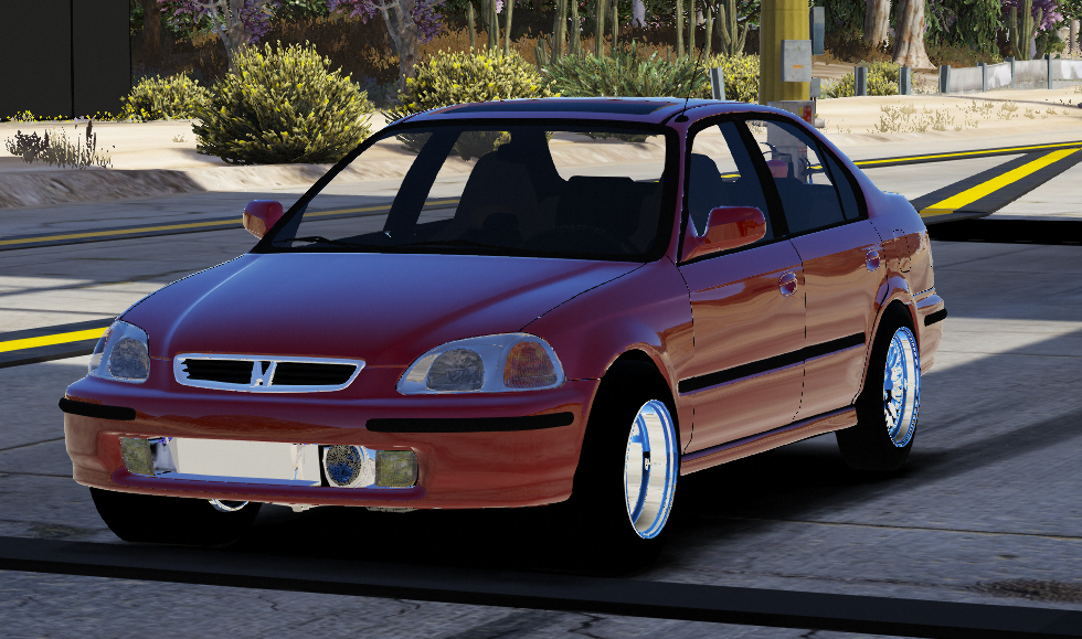 1997 Honda Civic Sedan Drag Version Five M Replace Gta5