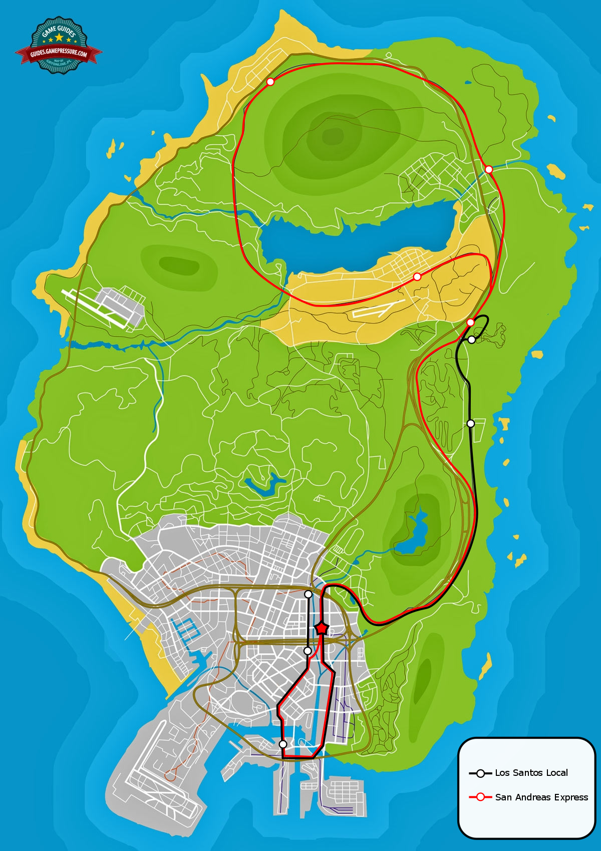 Gta 5 Rail Map