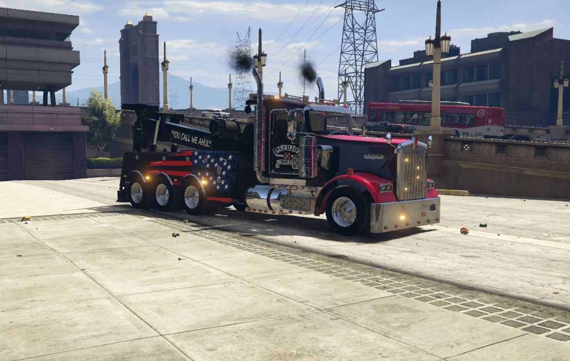 2000 Kenwoth W900 Texture Heavy Tow Gta5