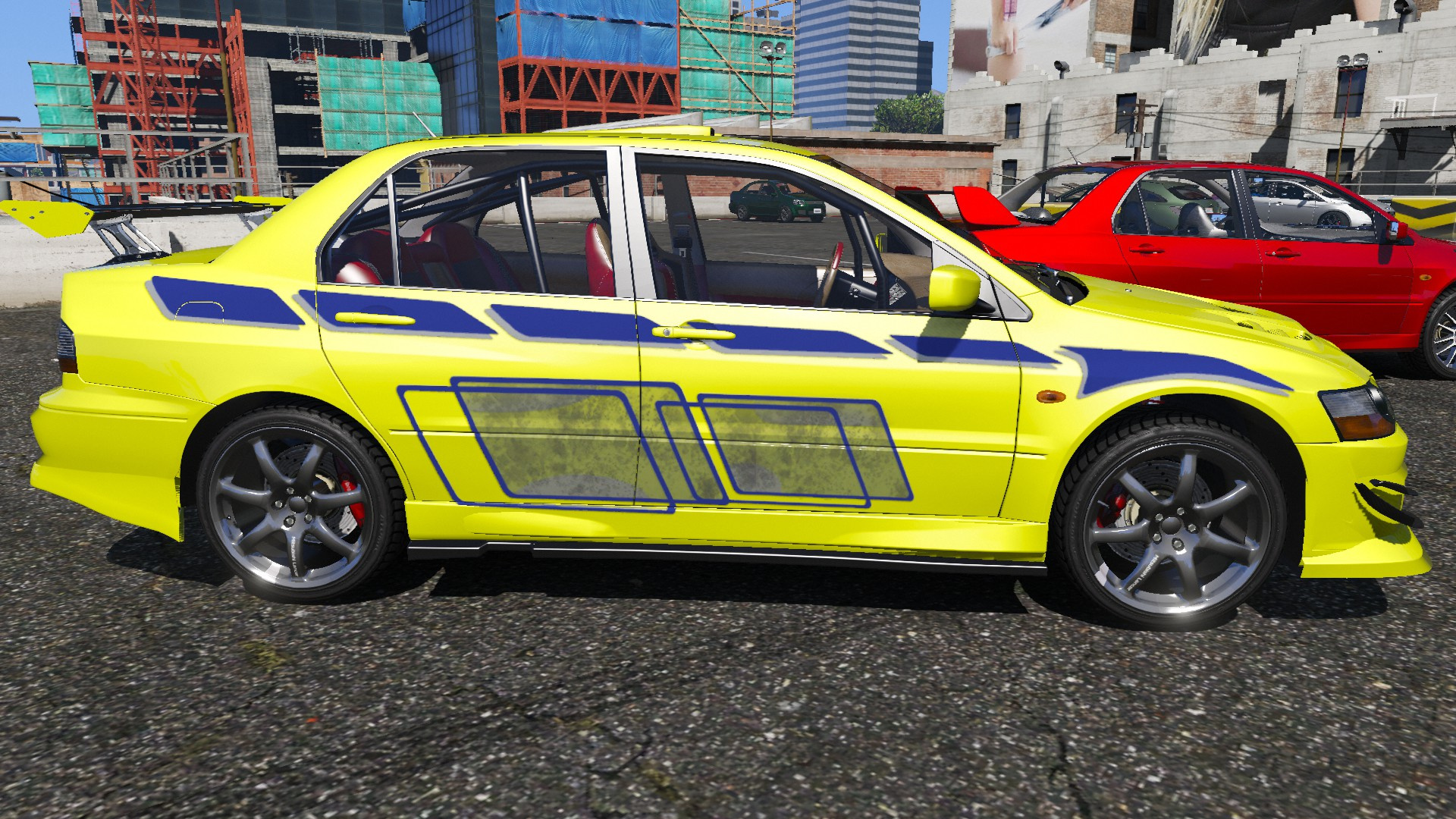 Mitsubishi lancer evolution vii gta 5 фото 16