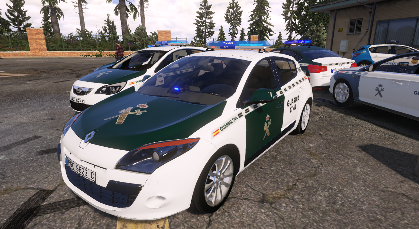 2010 Mercedes Vito Guardia Civil Trafico y Policia Nacional CNP UPR [ELS] -  Vehicle Textures 