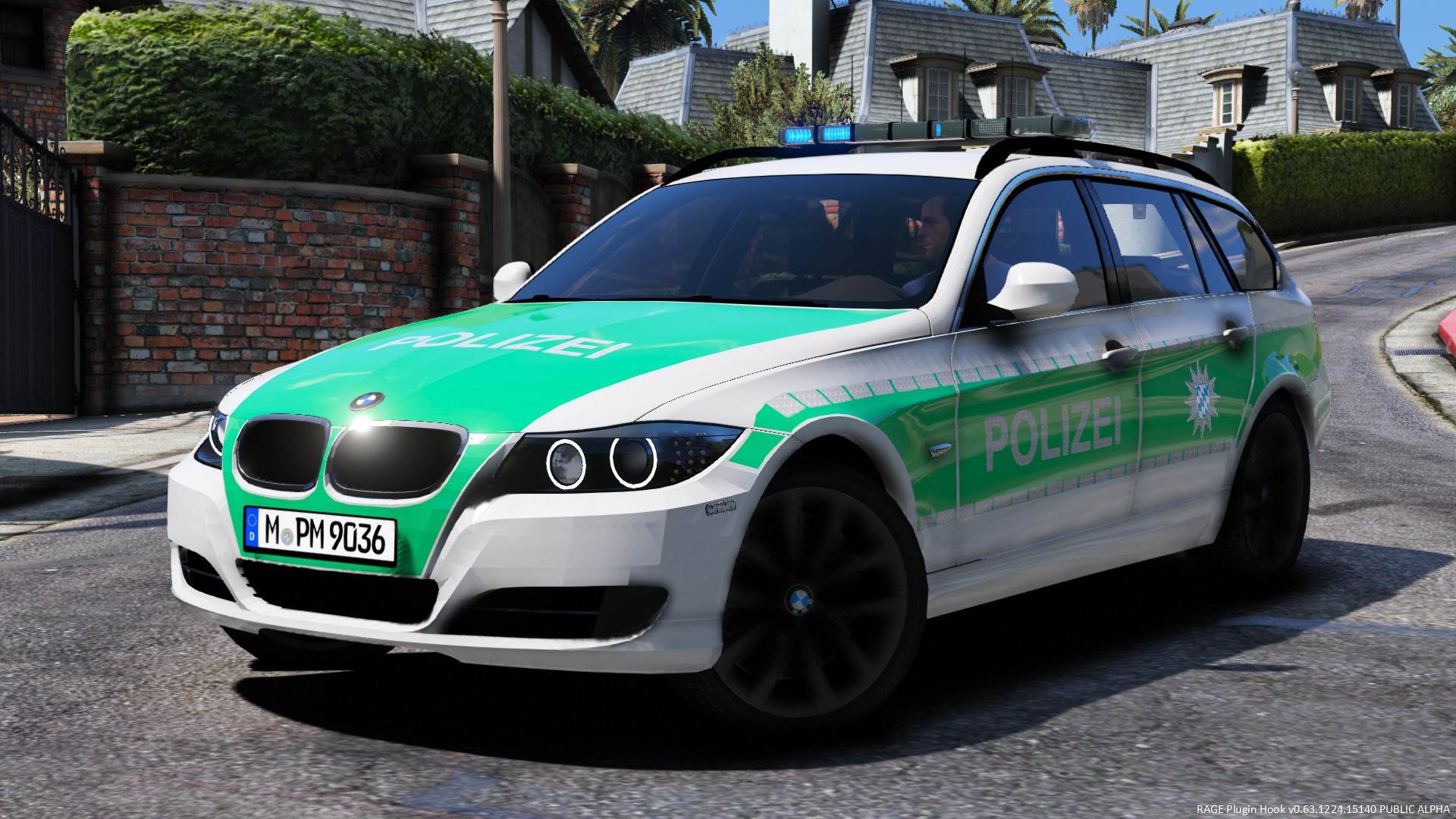 BMW m5 Polizei