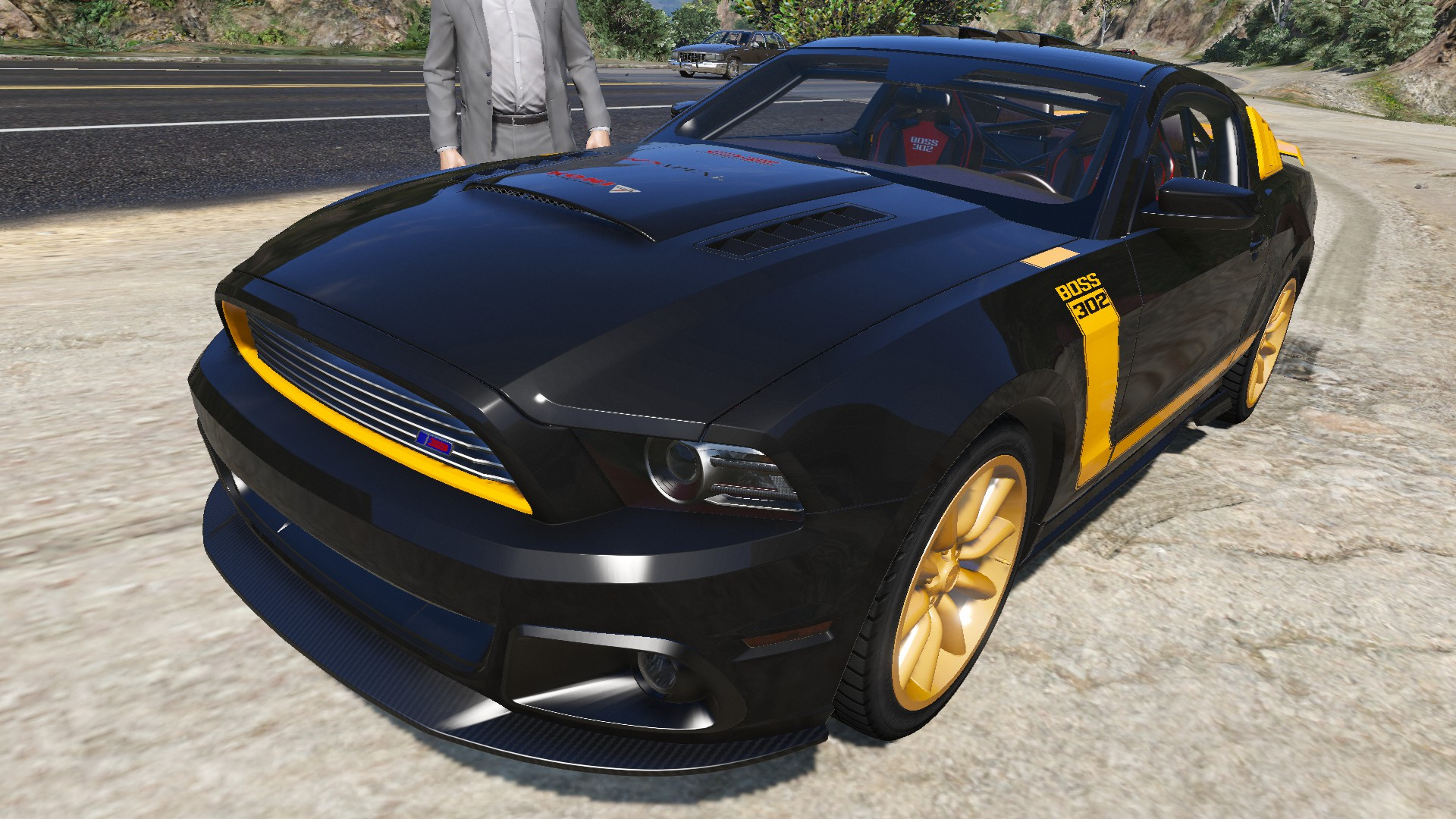 Gta 5 ford mustang replace фото 73