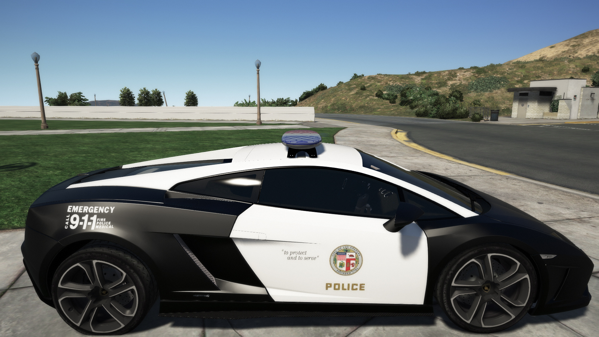 Полицейские машины для гта 5. Lamborghini Gallardo ГТА 5. LAPD Ламборджини. Ламборгини Галлардо в ГТА 5. Lamborghini Gallardo lp560-4 для полиции.