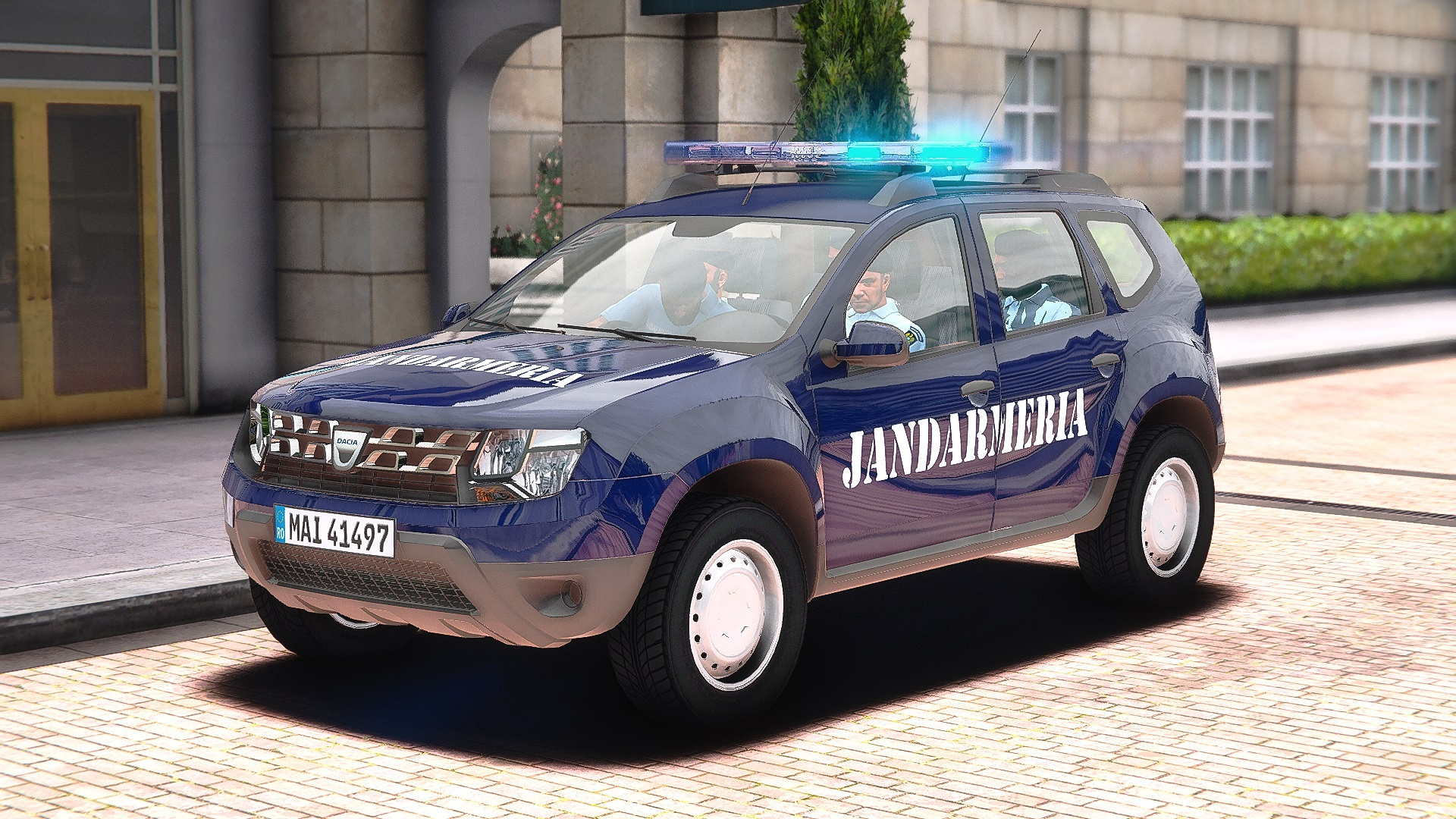 Dacia Duster полиция Румынии