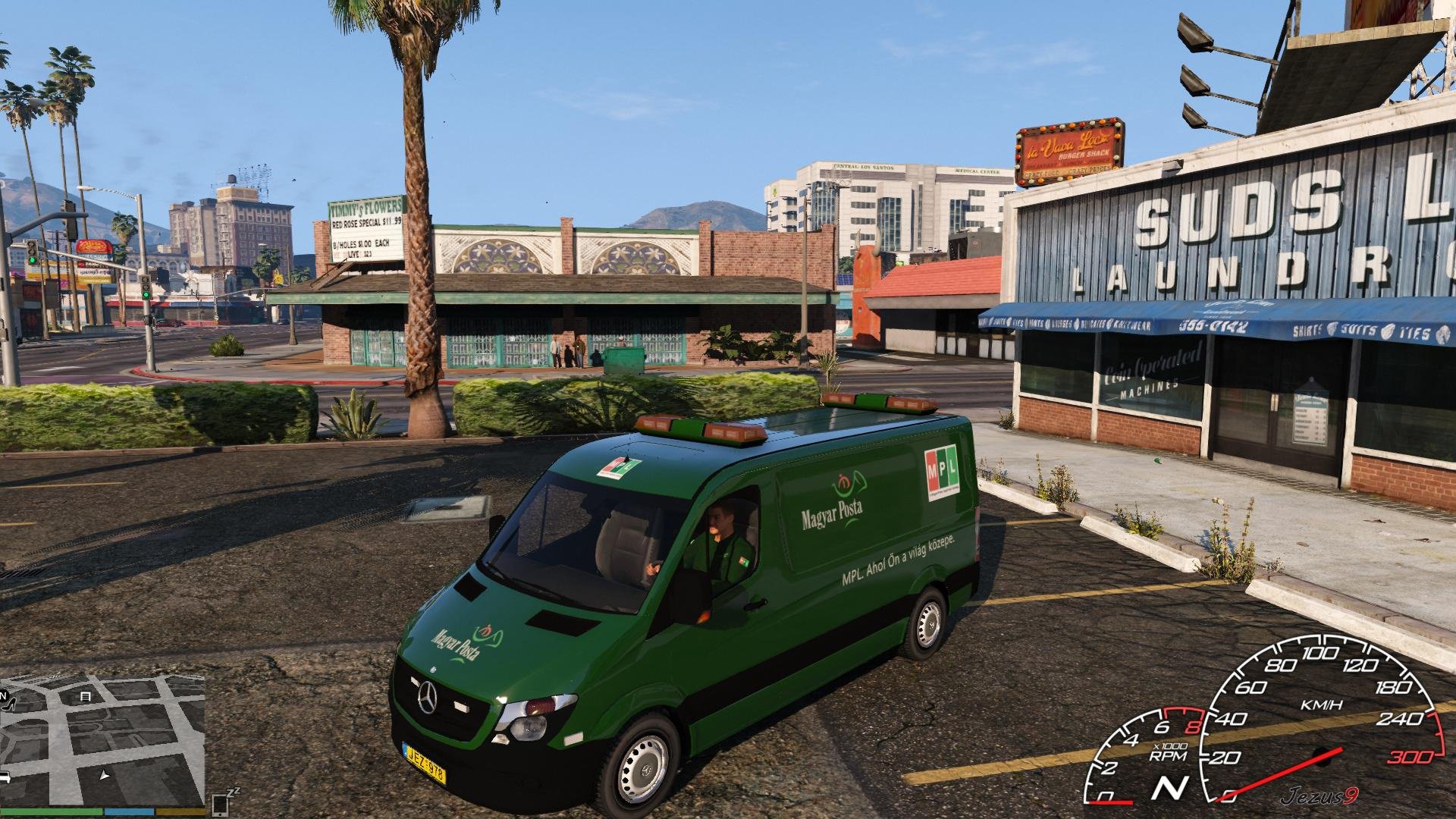 2014 Police Mercedes Sprinter Hungarian PostCar Paintjob - GTA5-Mods.com