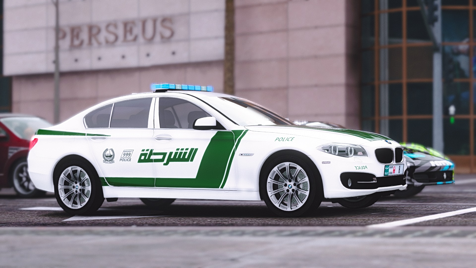 bmw 5 police dubai