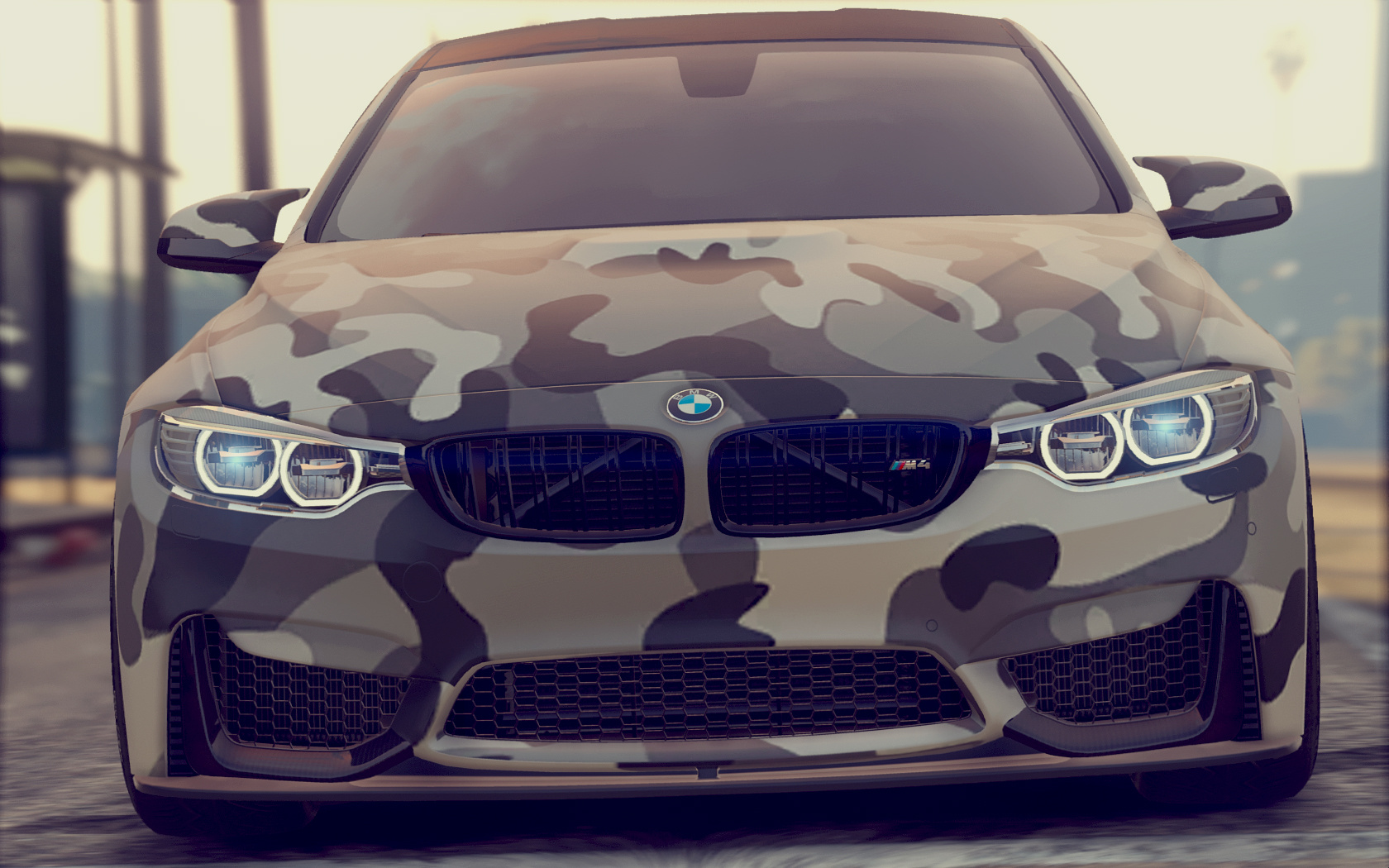 BMW m3 красный камуфляж