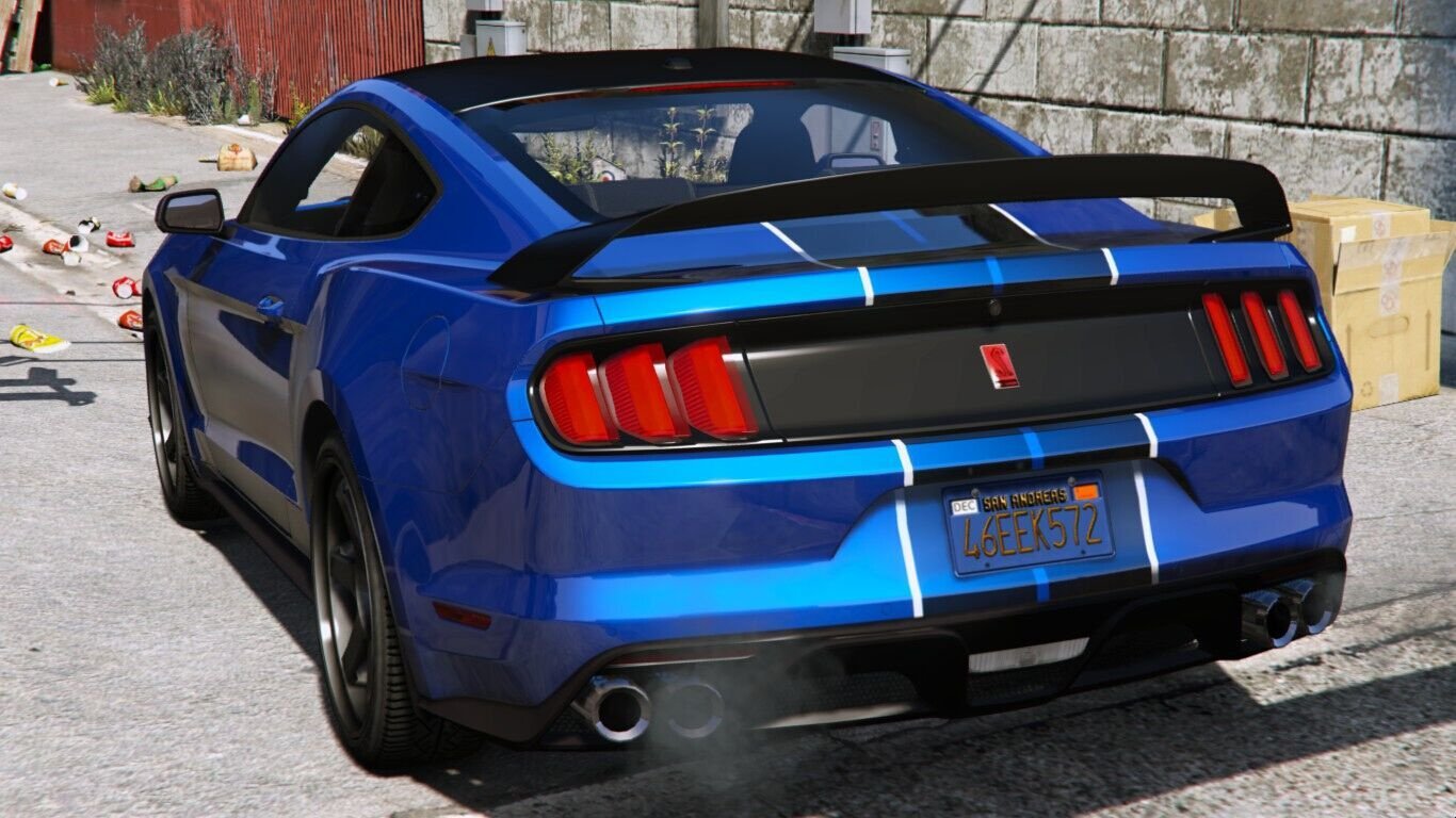 Gta 5 ford mustang replace фото 21