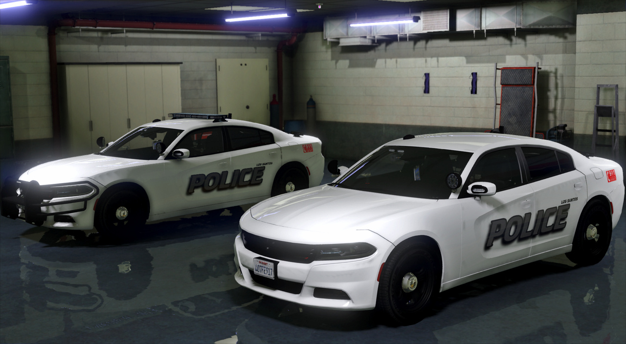 how to use lspdfr lights on cop car