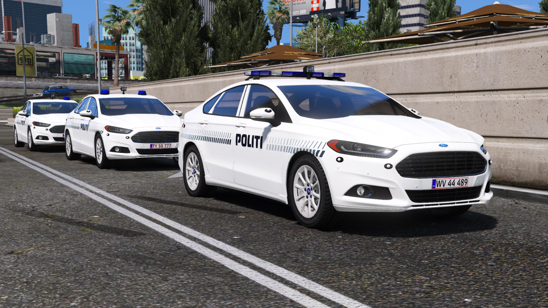 2016 Ford Mondeo Saloon - Danish Police Mini Pack [ELS] - GTA5-Mods.com